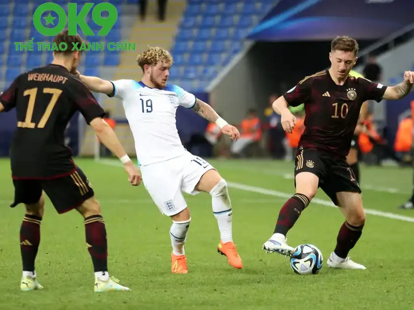U21 Anh và U21 Đức tái đấu ở trận chiến cuối cùng (Ảnh: Eurosport) U21 Anh và U21 Đức tái đấu ở trận chiến cuối cùng (Ảnh: Eurosport)